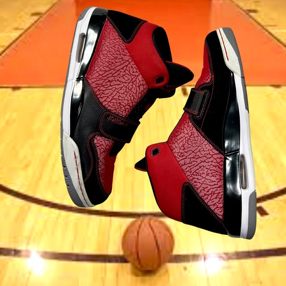 Nike Air Jordan Flight Club 90 Size 15 Men's Basketball Shoes Red 602661-601 - Picture 6 of 12